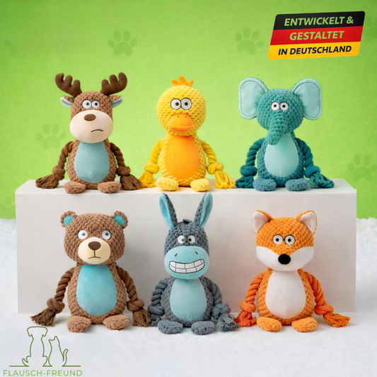 Plüschies –entwickelt mit dem 5-fach Aktivsystem